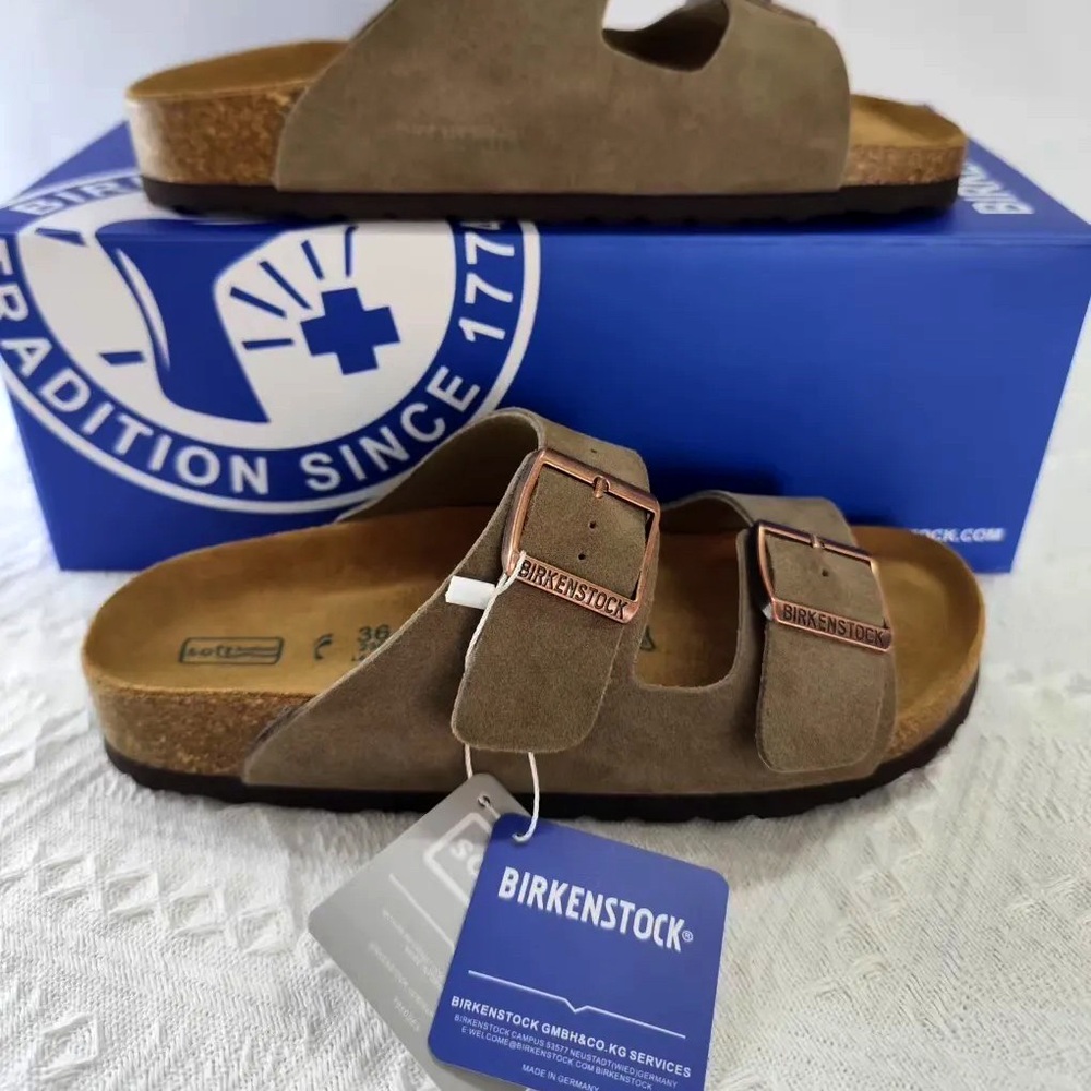 Birkenstock Shoes Arizona double-buckle slipper